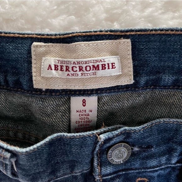 Abercrombie & Fitch Denim Skirt - Size 8 - Picture 5 of 5